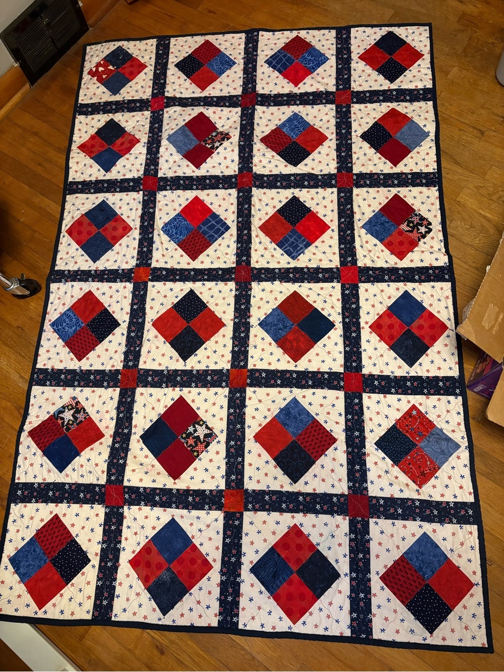 Red, white & blue Quilt